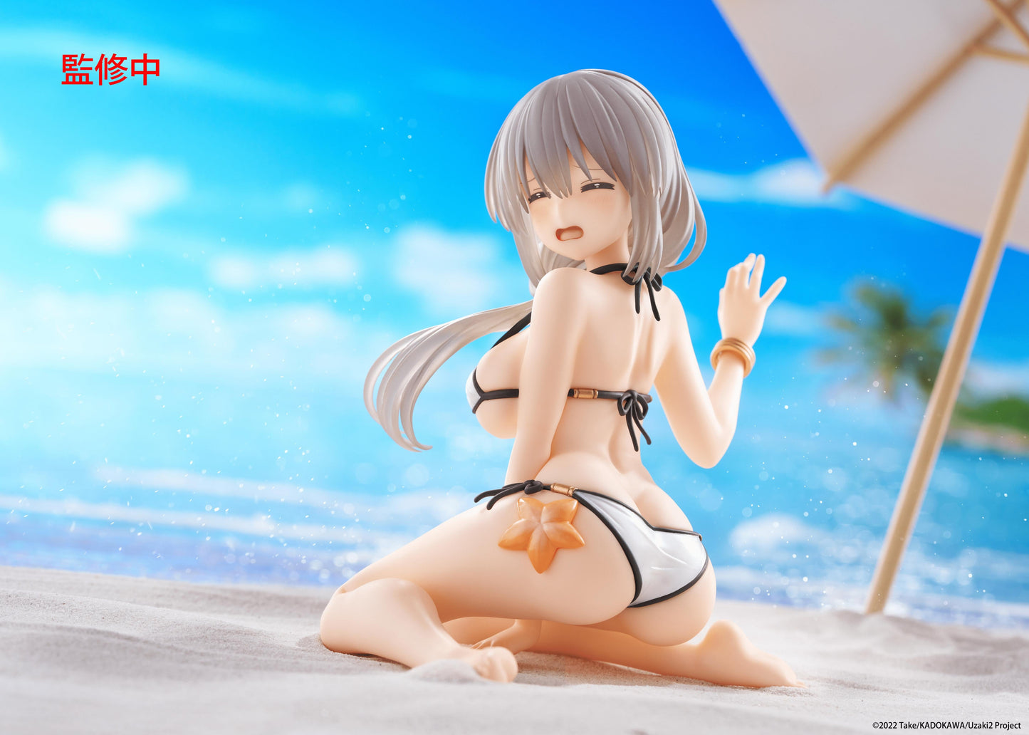 Uzaki-chan Wants to Hang Out! ω Desktop Cute Figure - Tsuki Uzaki (Swimwear Ver.)