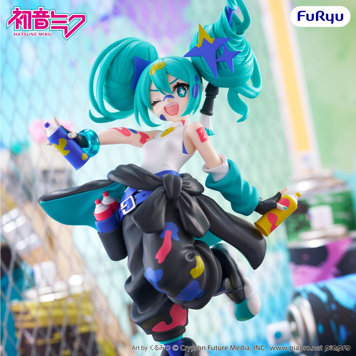FuRyu - Hatsune Miku Paint Girl Another Color Ver. Muchute Figure - Good Game Anime