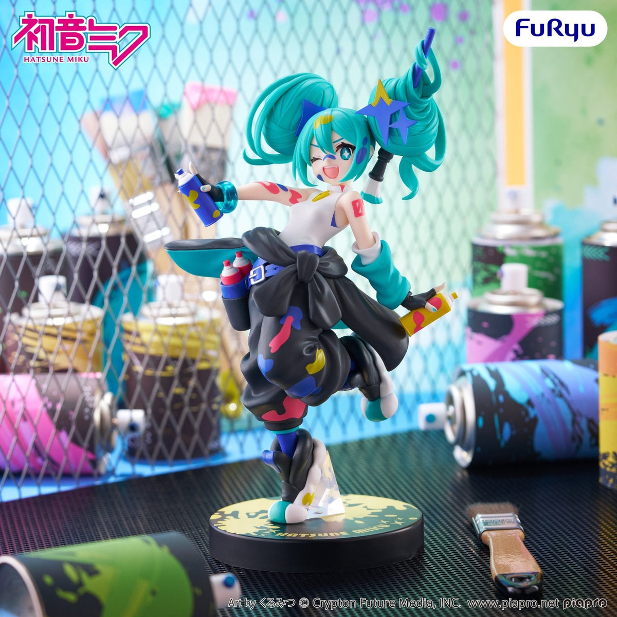 FuRyu - Hatsune Miku Paint Girl Another Color Ver. Muchute Figure - Good Game Anime