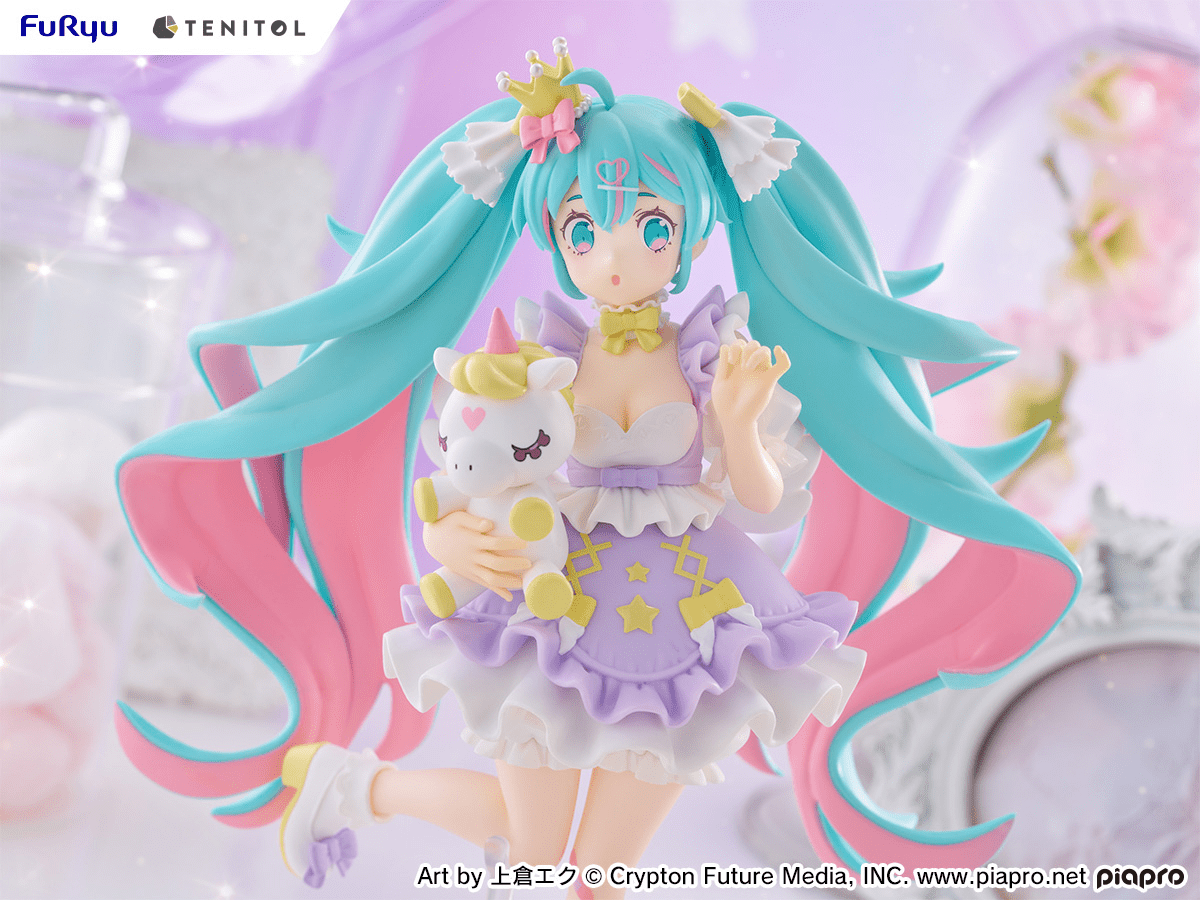 FuRyu - TENITOL Hatsune Miku YUMEKAWA Princess Lavender ver. - Good Game Anime