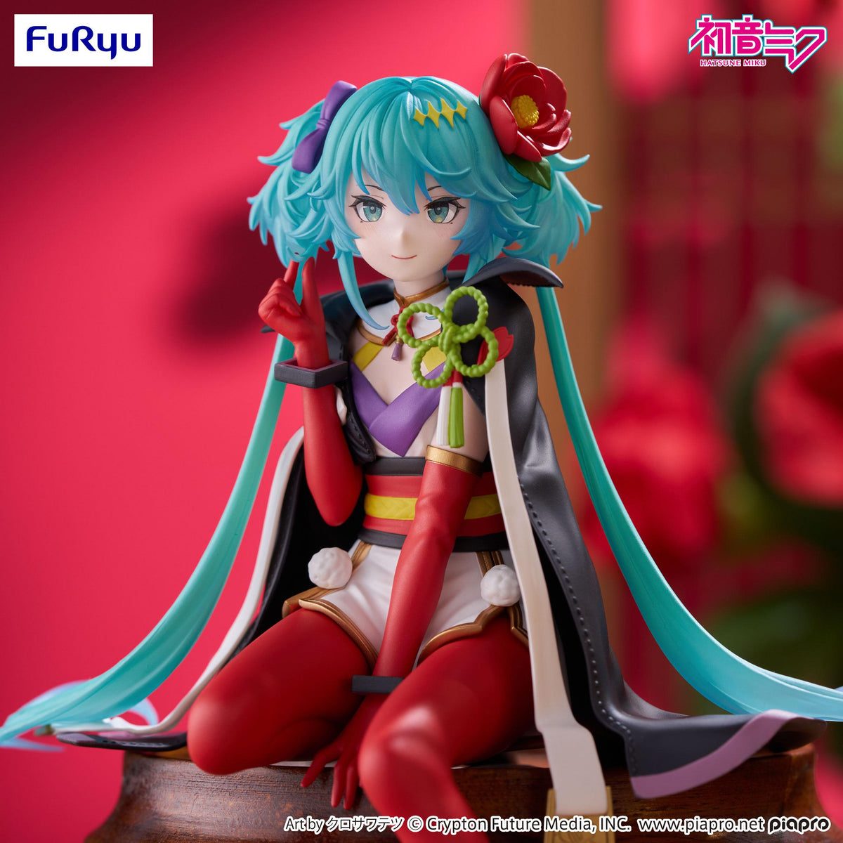 Hatsune Miku Noodle Stopper Figure -Flower Fairy Camellia-