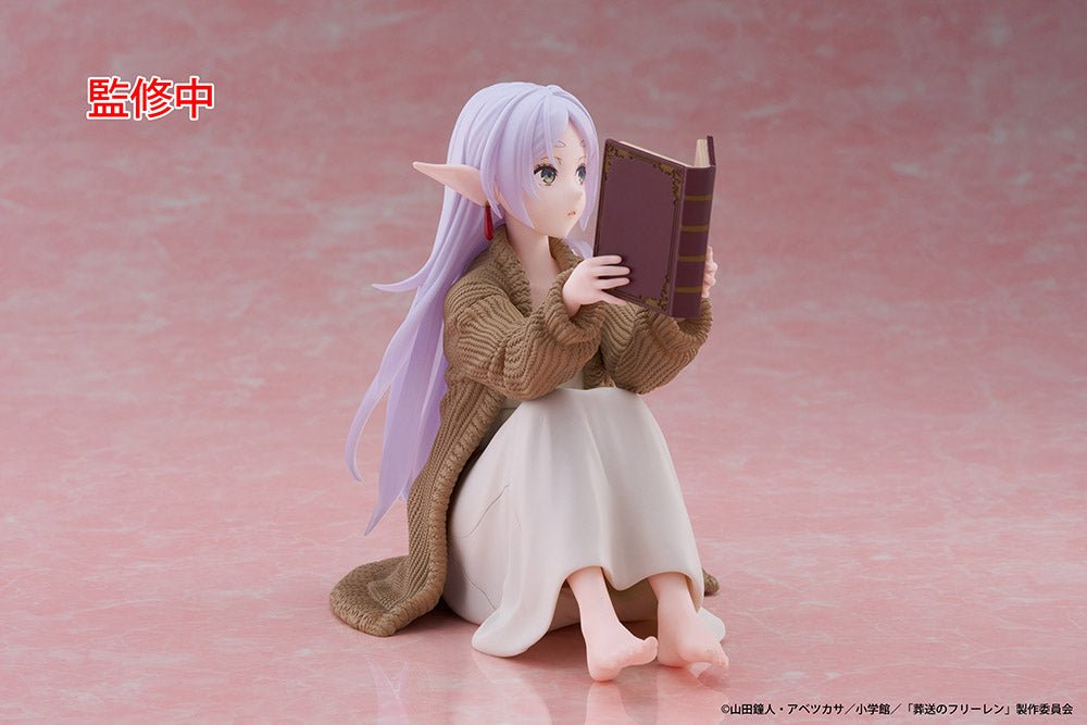 Taito - Frieren: Beyond Journey's End Desktop Cute Figure - Frieren (Roomwear Ver.) - Good Game Anime