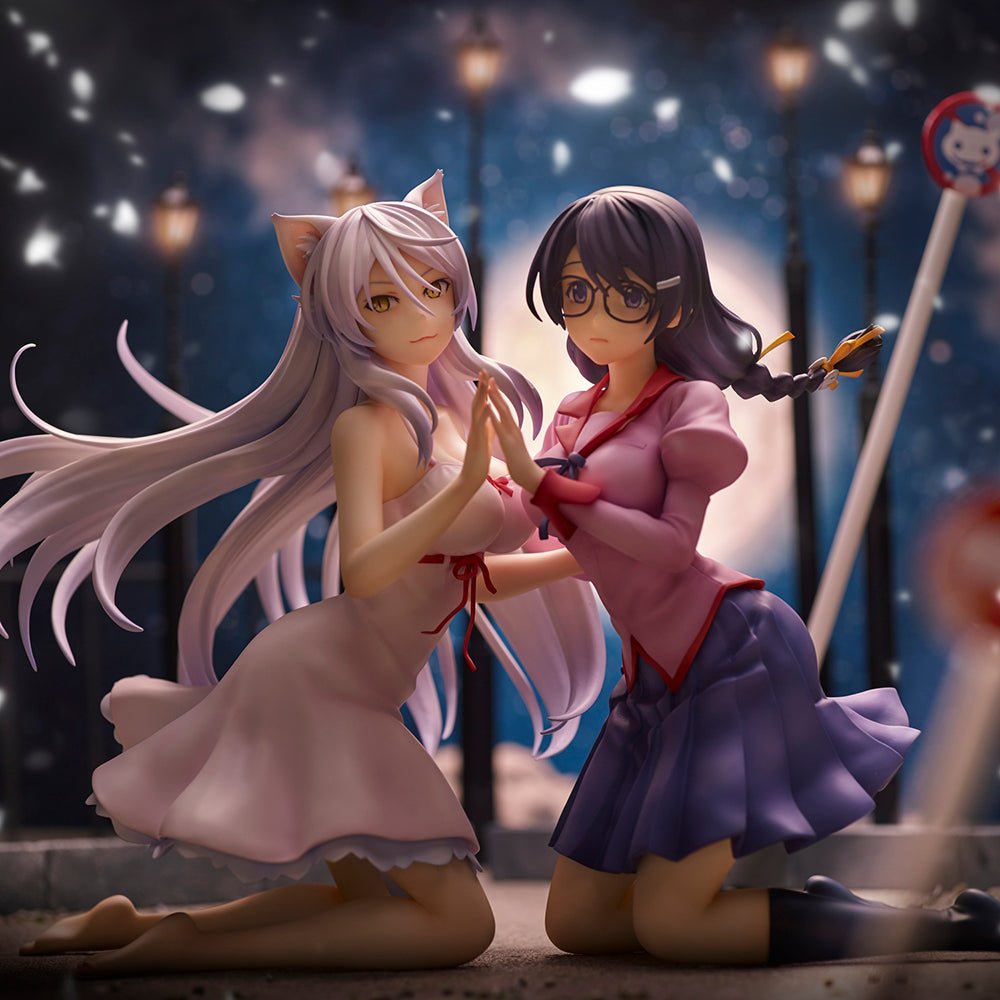 Union Creative - Nekomonogatari Tsubasa Hanekawa 2pk Set Complete Figure - Good Game Anime
